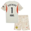 Maillot de Gardien Borussia Dortmund Kobel 1 Domicile 2024-25 Pour Enfant